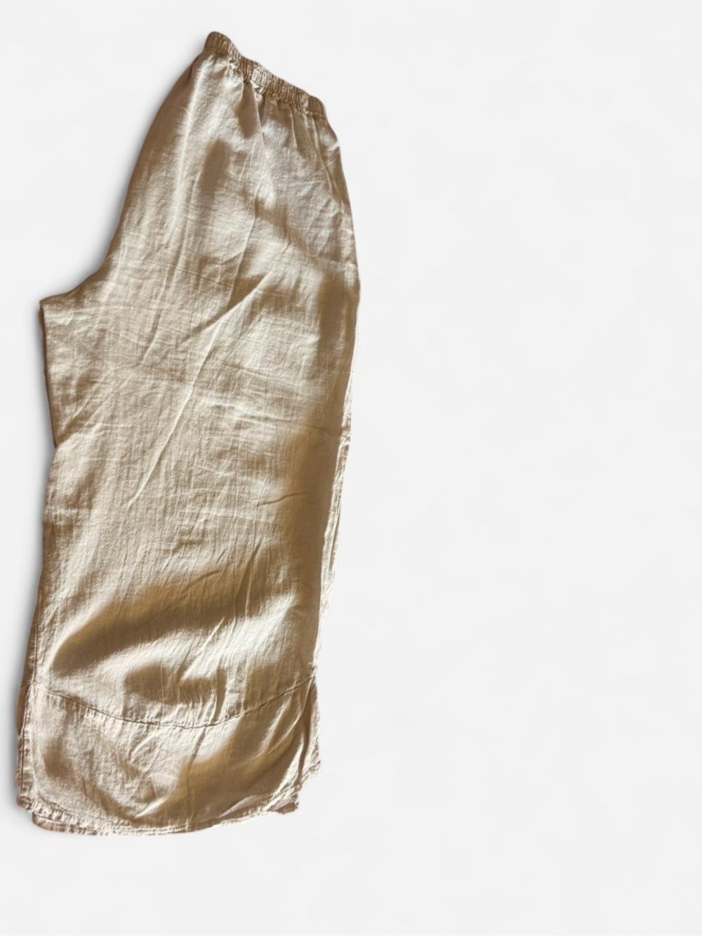 Wide Leg Women’s Pants in Light Beige